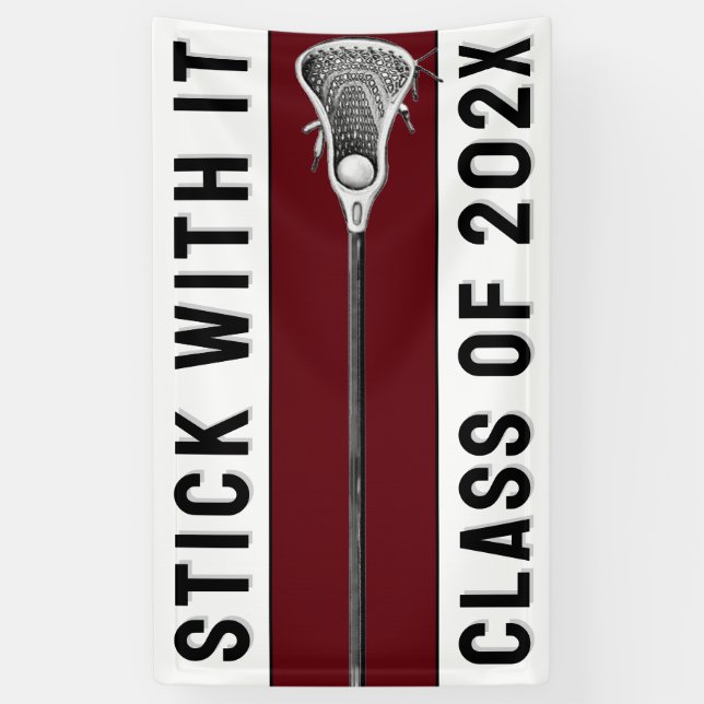 Lacrosse Senior Night Banner (Vertical)