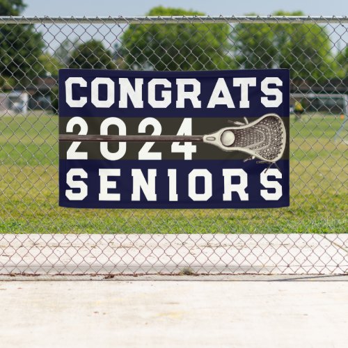 Lacrosse Senior Night Banner