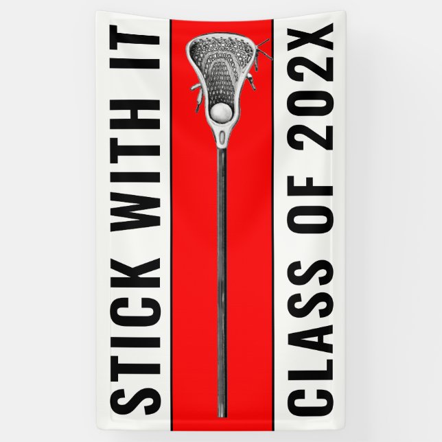 Lacrosse Senior Night Banner (Vertical)