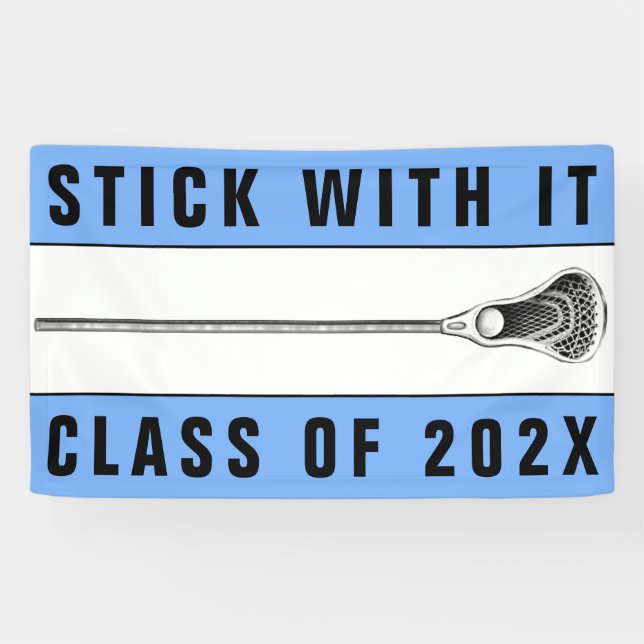 Lacrosse Senior Night Banner (Horizontal)