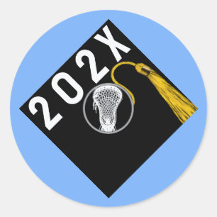 Lacrosse Senior Night Classic Round Sticker