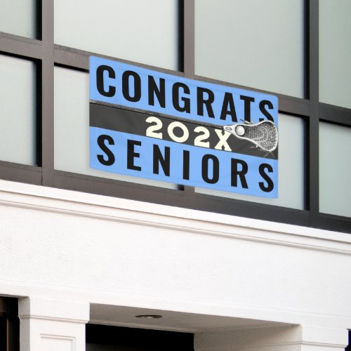 Lacrosse Senior Night Congrats Banner