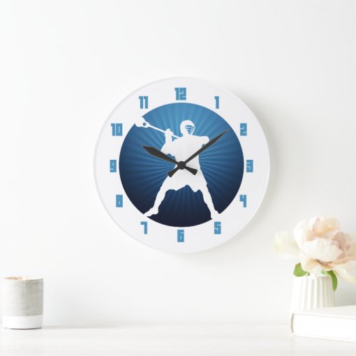 Lacrosse Shooter clock Zazzle