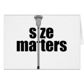 Lacrosse Size Matters (Front Horizontal)