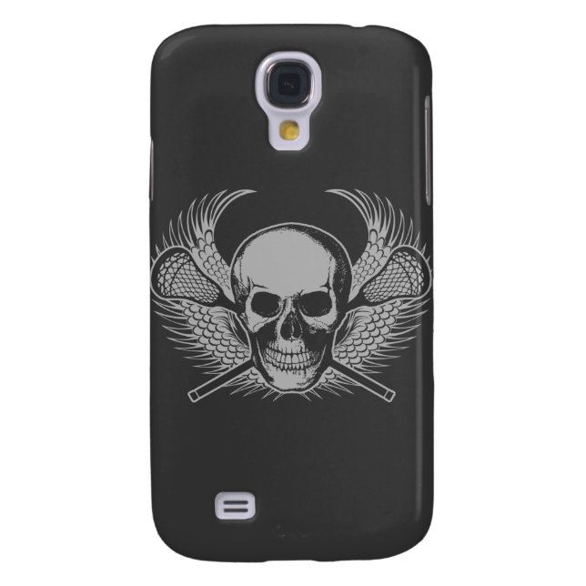 Lacrosse Skull - Gray Case-Mate Samsung Galaxy Case (Back)