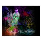 Lacrosse Splatter spread poster