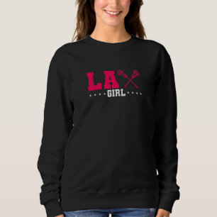 Lacrosse Sport LAX Girl Player Sweatshirt