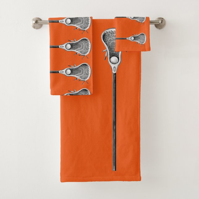 Lacrosse Sports Bath Towel Set (Insitu)