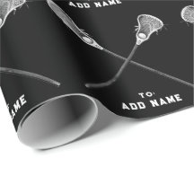 Lacrosse Sports Black Gift