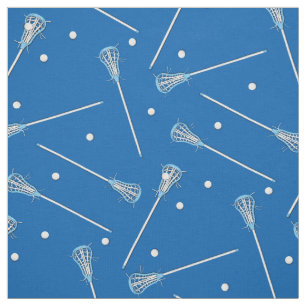 Lacrosse Sports Boys Decor Fabric