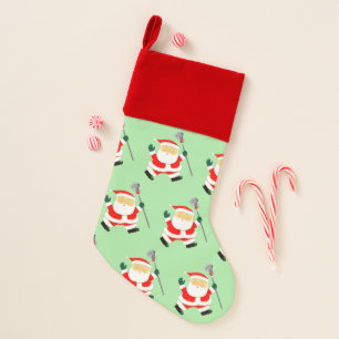 Lacrosse Sports Collectible Christmas Stocking