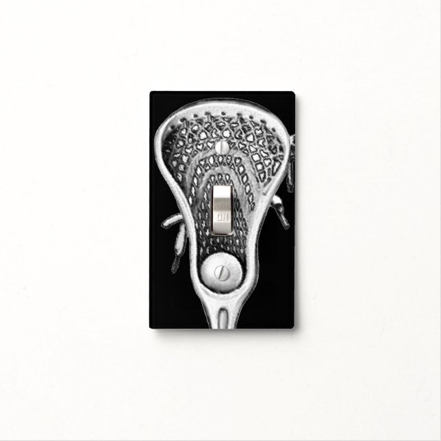 Lacrosse Sports Decor Light Switch Cover (In Situ)