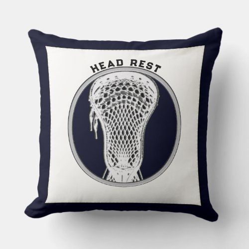 Lacrosse Sports Decor Throw Pillow