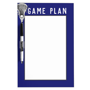 Lacrosse Sports Dry Erase Board
