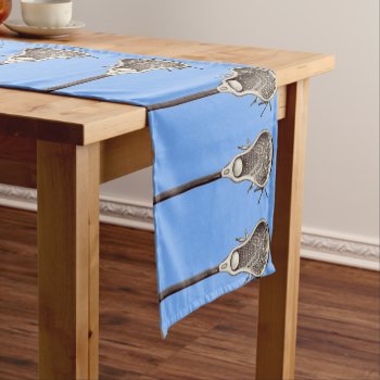 Lacrosse Sports Event Short Table Runner by lacrosseshop at Zazzle