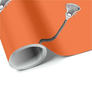 Lacrosse Sports Gift Wrapping Paper