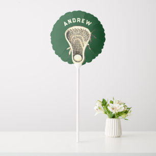 Lacrosse Sports Green Balloon