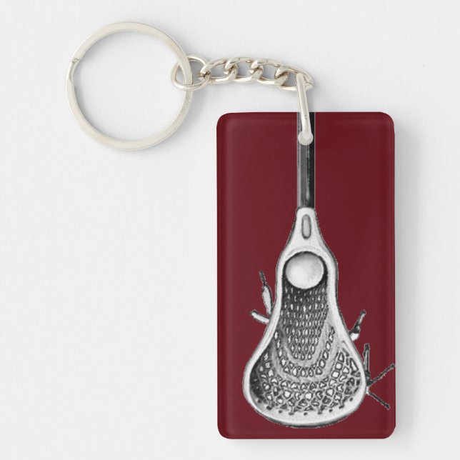 Lacrosse Sports Keychain (Front)