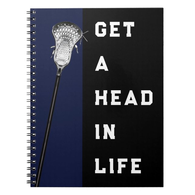Lacrosse Sports Notebook (Front)