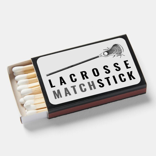 Lacrosse Sports Novelty Gifts Matchboxes (Front Open)