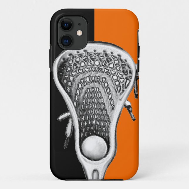 Lacrosse Sports Orange Case-Mate iPhone Case (Back)