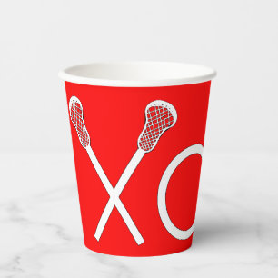 Lacrosse Sports Paper Cups