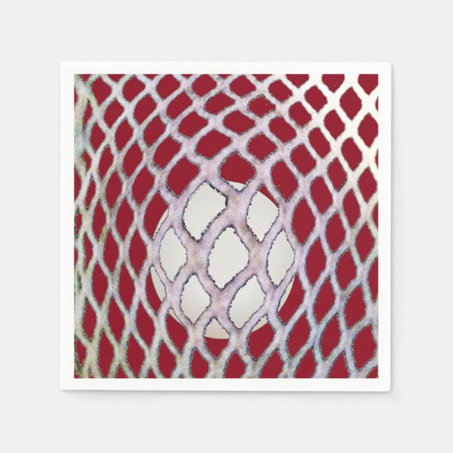 Lacrosse Sports Paper Napkins (Front)