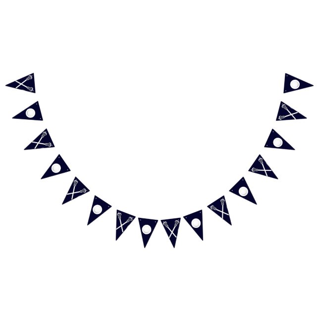 Lacrosse Sports Party Bunting Flags (All)