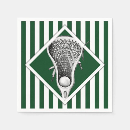 Lacrosse Sports Party Napkins