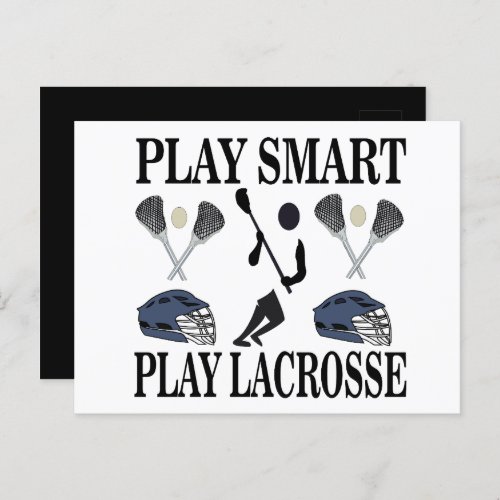Lacrosse Sports Postcard