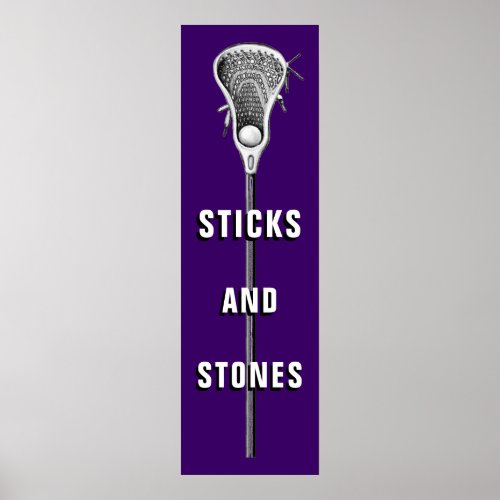 Lacrosse Sports Poster