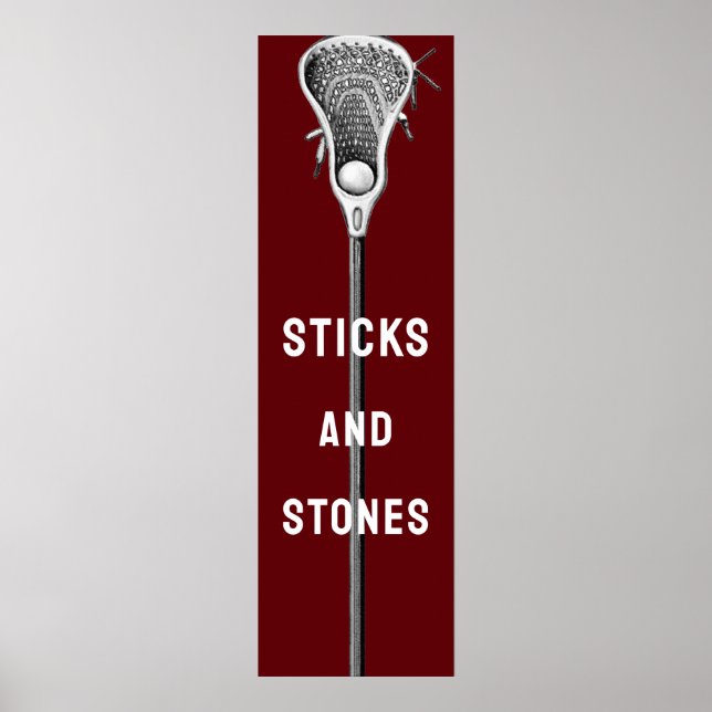 Lacrosse Sports Poster (Front)