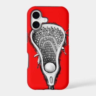 Lacrosse Sports Red iPhone 17 Case