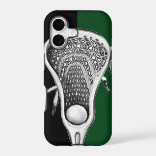 Lacrosse Sports Team Green iPhone 17 Case
