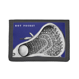Lacrosse Sports Trifold Wallet