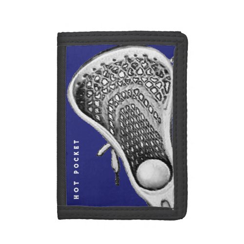 Lacrosse Sports Trifold Wallet