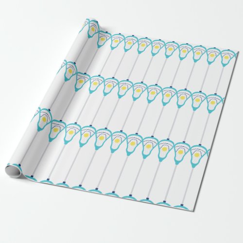 Lacrosse Stick Wrapping Paper