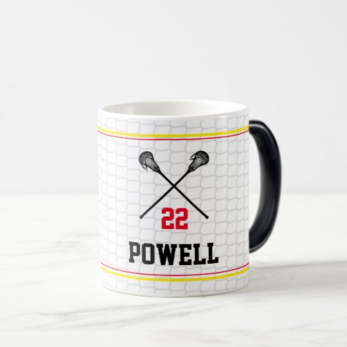 Lacrosse Sticks Net Goal Team Number Custom Name  Magic Mug