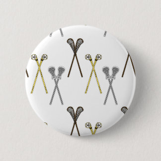 Lacrosse Sticks Pinback Button