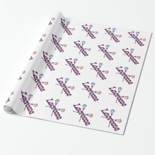 Lacrosse Sticks Wrapping Paper