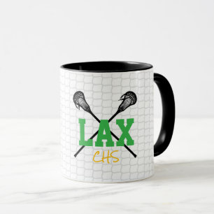 Lacrosse Stix Net Team Colors School Sports Lax Mug