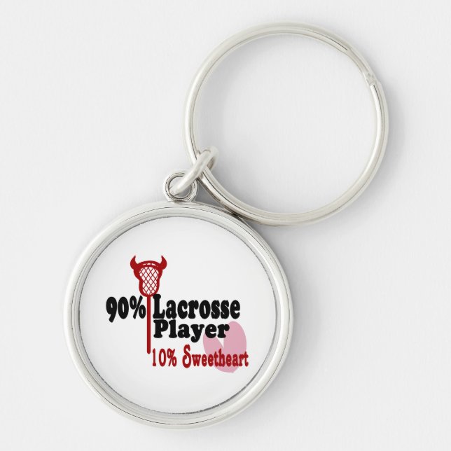 Lacrosse Sweetheart Keychain (Front)