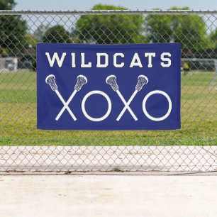 Lacrosse Team Blue Banner