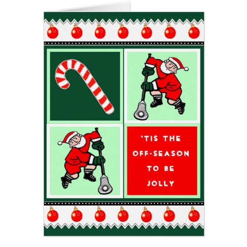Lacrosse Team Christmas Cards