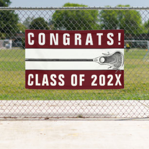 Lacrosse Team Congrats Banner
