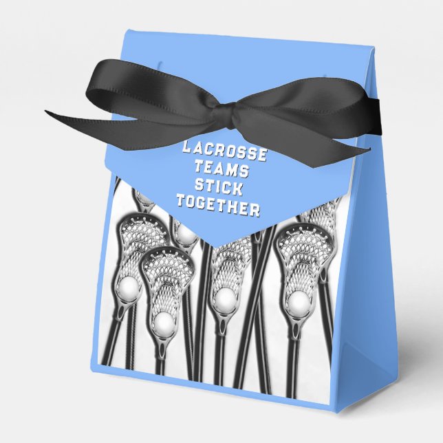 Lacrosse Team Favor Boxes (Front Side)