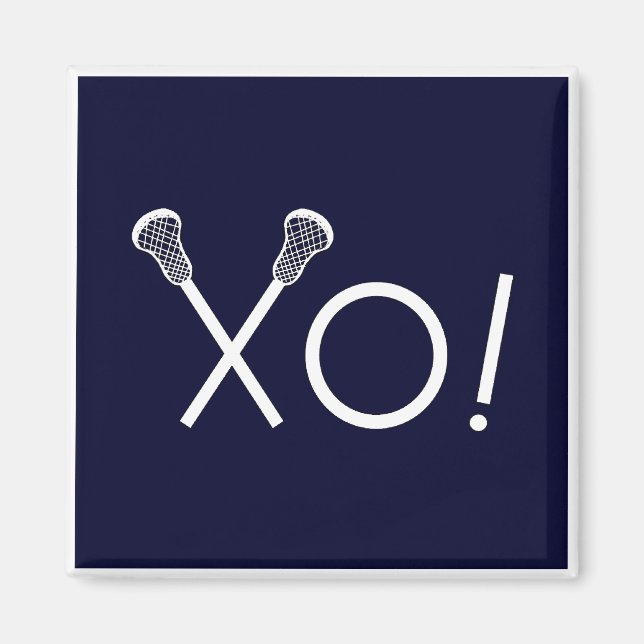 Lacrosse Team Gifts Magnet (Front)