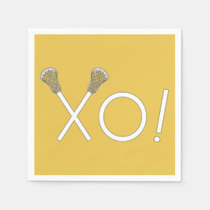 Lacrosse Team Gold Napkins