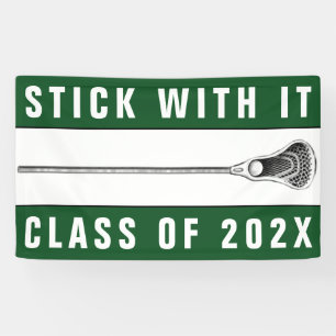 Lacrosse Team Green Banner