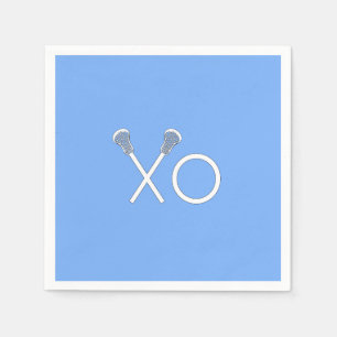 Lacrosse Team Light Blue Napkins
